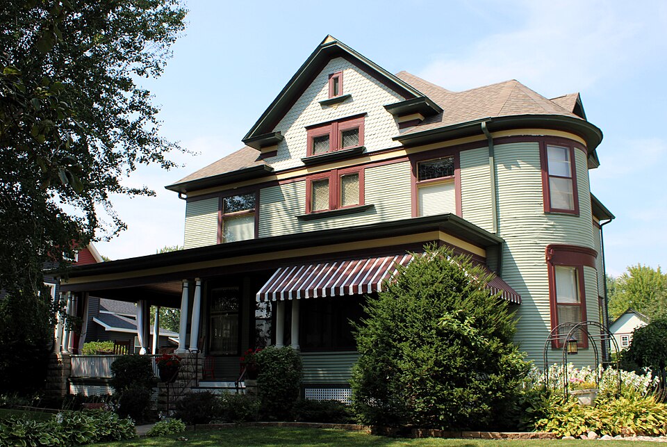 Photograph of Doctor Alexander R. (A.R.) and Louisa J. Leith House