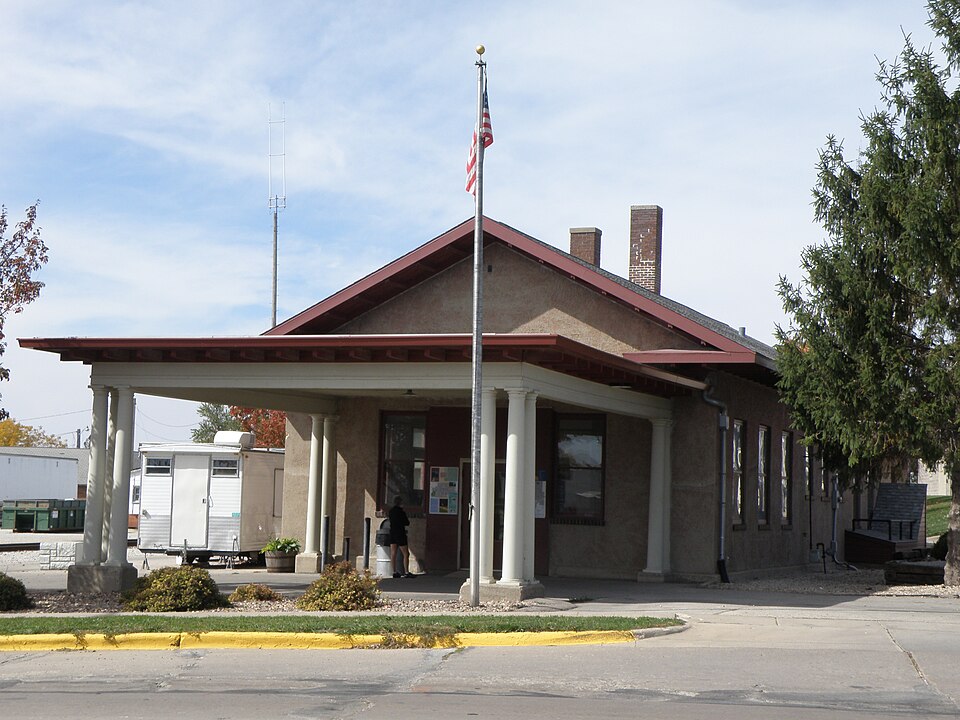 Photograph of Calmar Passenger Depot