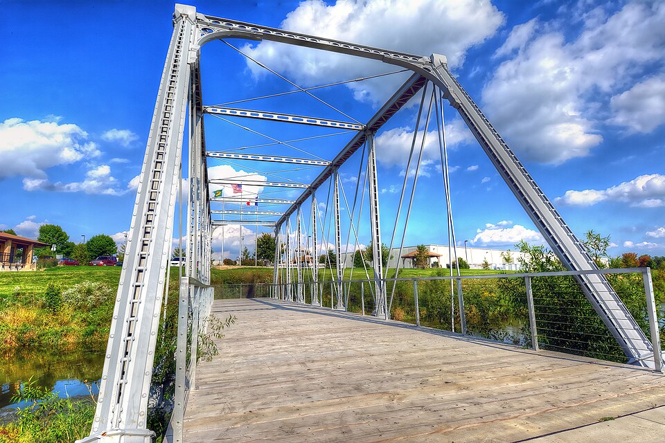 Photograph of Dunleith and Dubuque Bridge