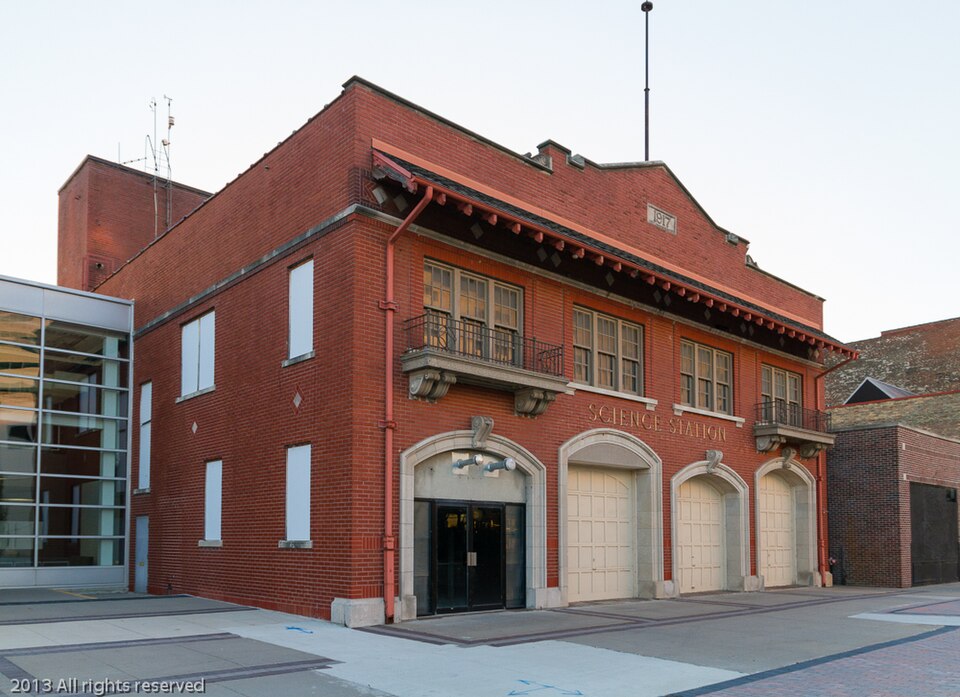 Photograph of Cedar Rapids Central Fire Station