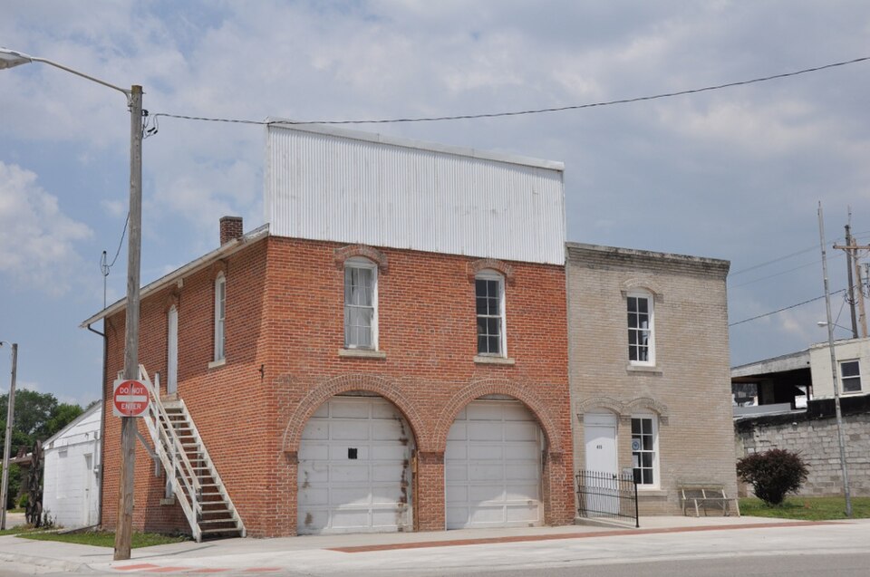 Photograph of LaPorte City Town Hall and Fire Station
