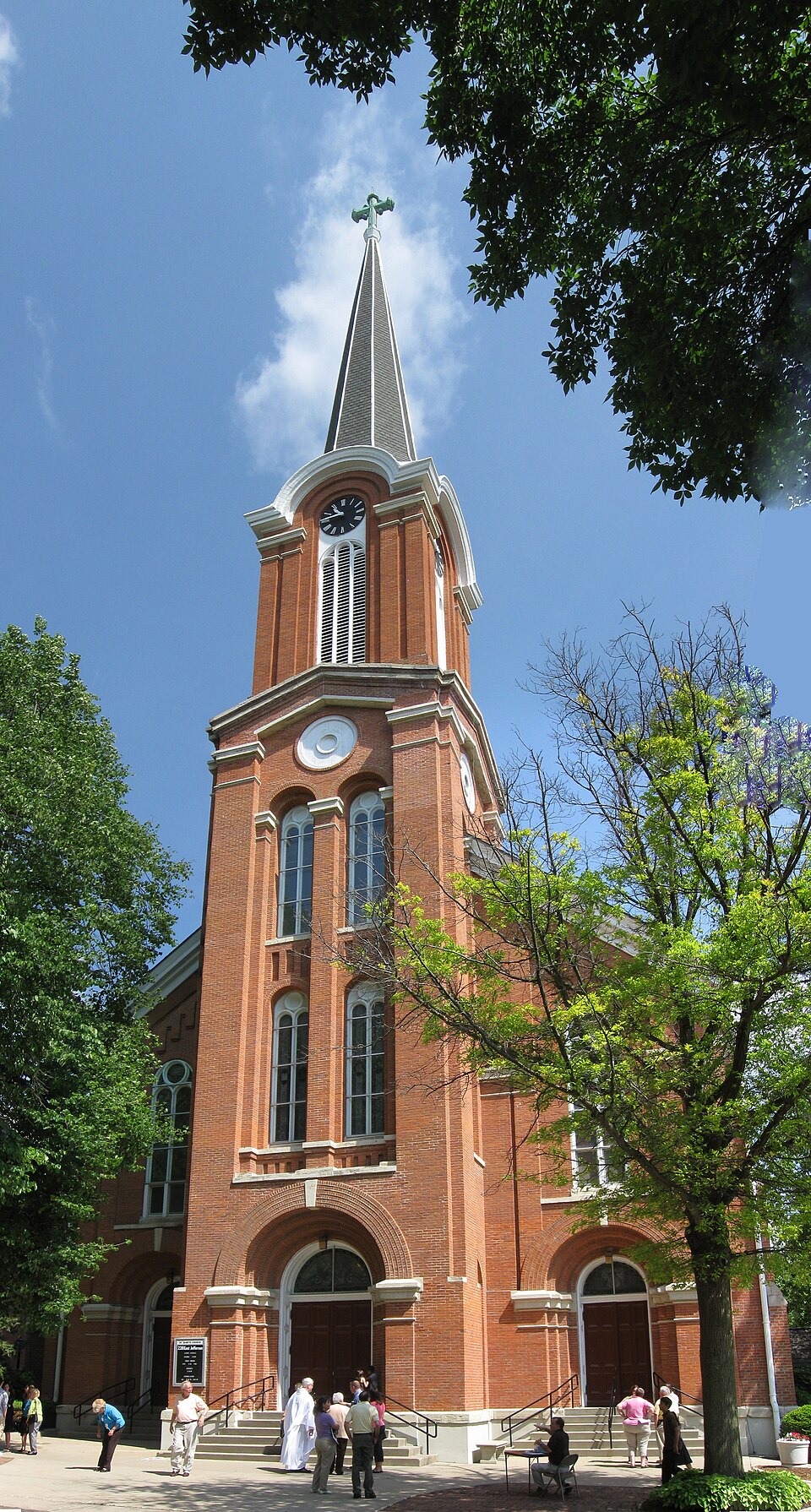 Photograph of St. Mary's Church and Rectory