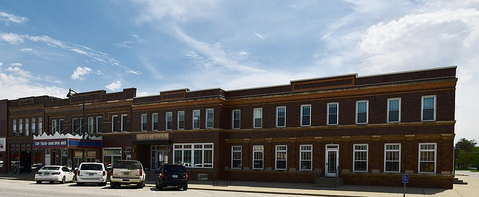 Photograph of Grand Auditorium and Hotel Block