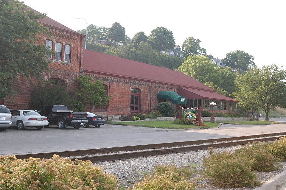Photograph of Burlington, Cedar Rapids & Northern Freight House