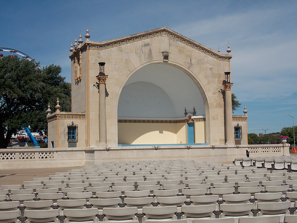 Photograph of W.D. Petersen Memorial Music Pavilion