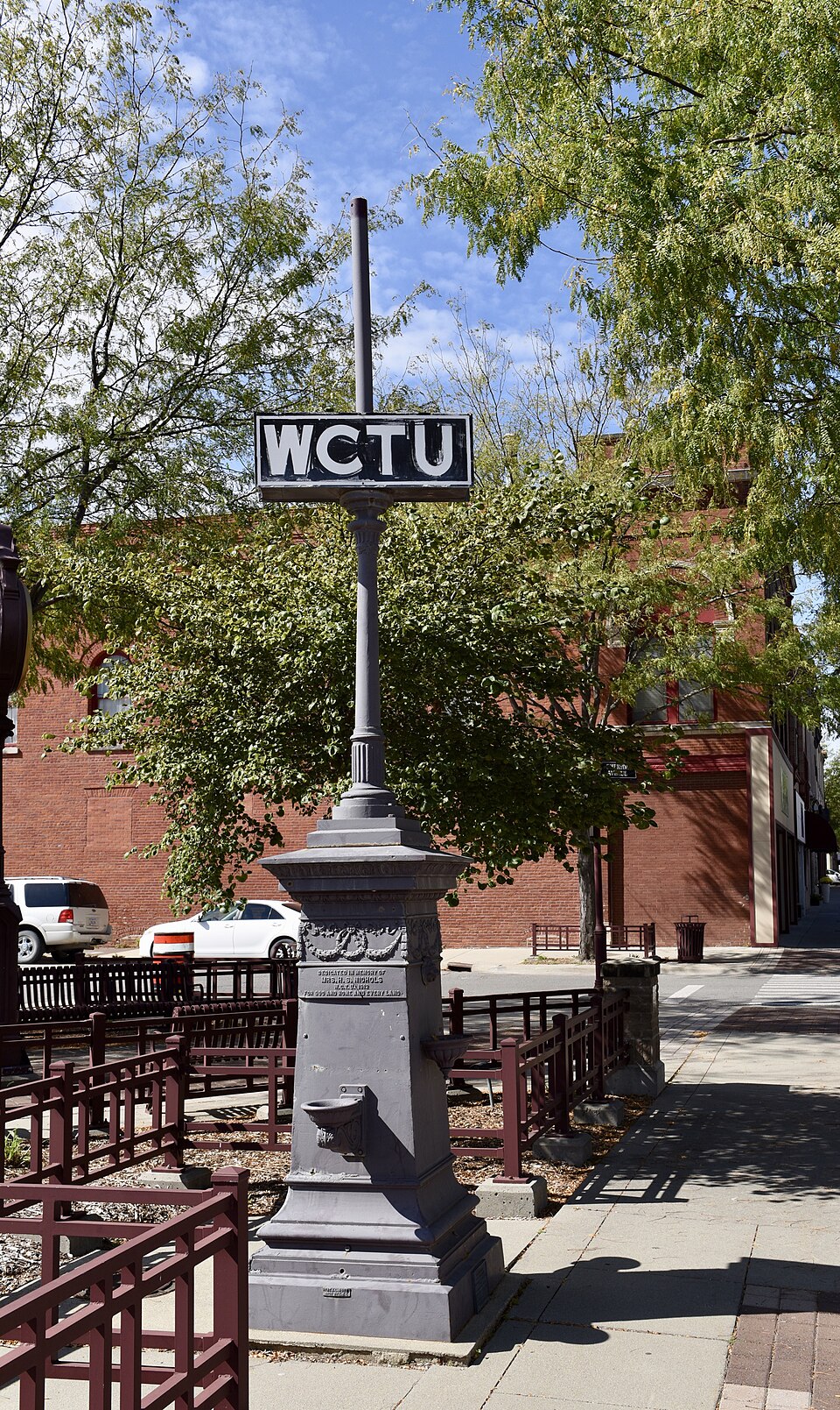 Photograph of Women's Christian Temperance Union Public Fountain