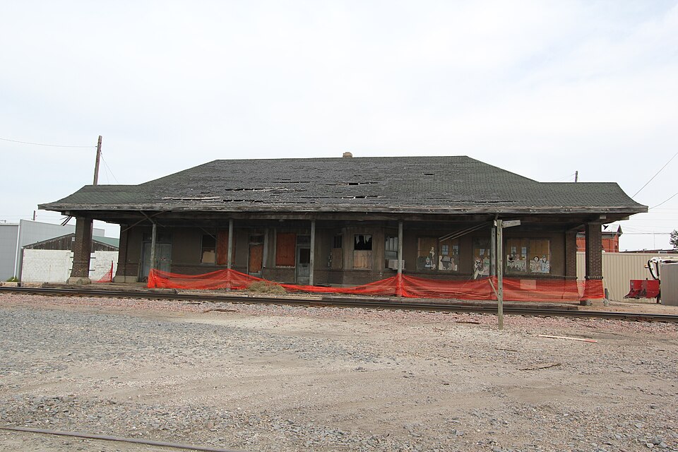 Photograph of Illinois Central Passenger Depot-Storm Lake