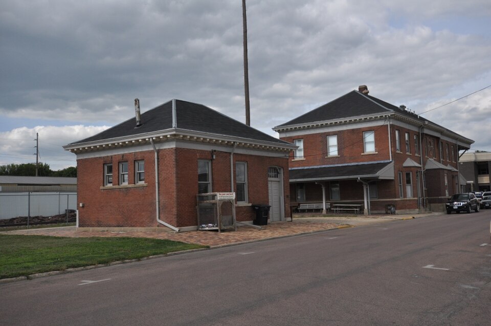 Photograph of Illinois Central Railroad Yard-Cherokee