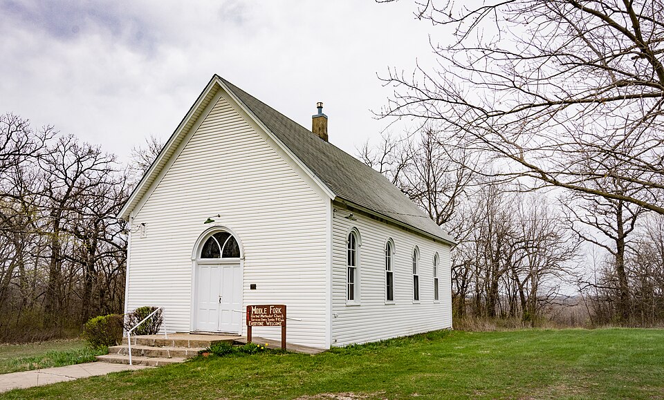 Photograph of Middlefork Methodist Episcopal Church