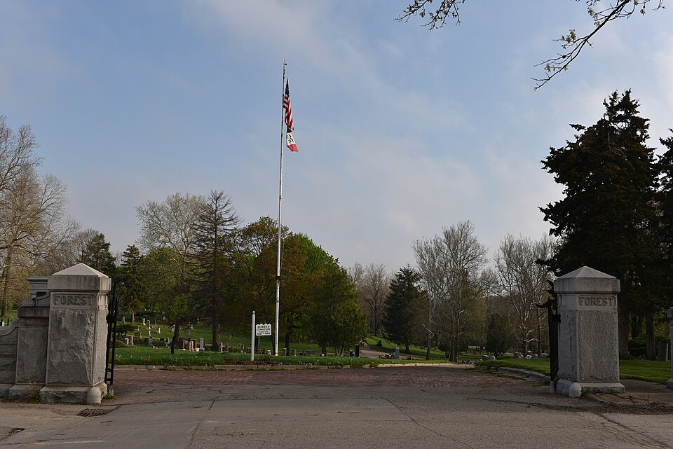 Photograph of Forest Cemetery Entrance
