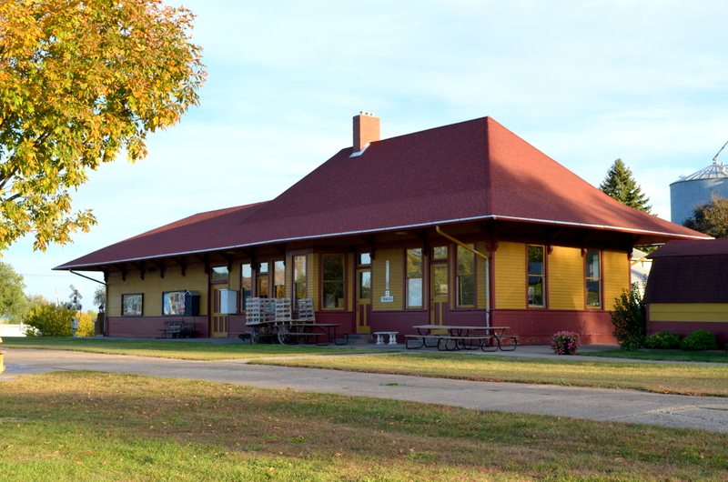 Photograph of Chicago, Milwaukee, St. Paul and Pacific Depot - Delmar