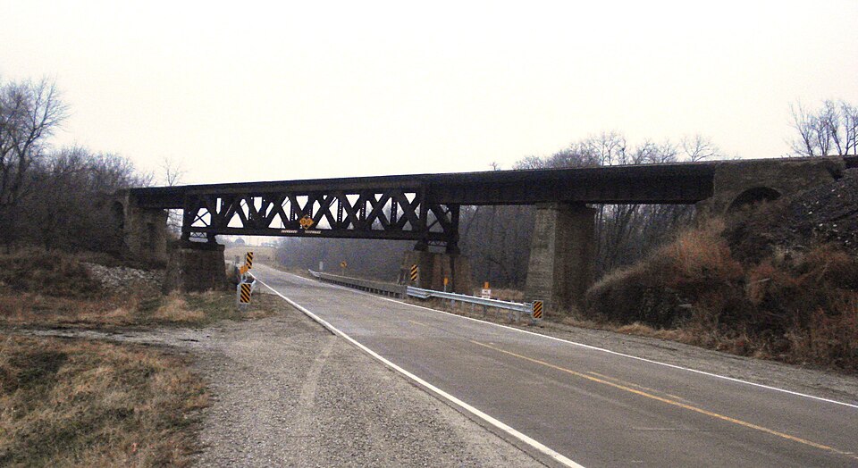 Photograph of CM and StP Railroad Underpass