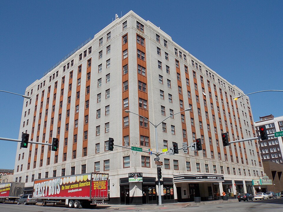 Photograph of Mississippi Lofts and Adler Theatre