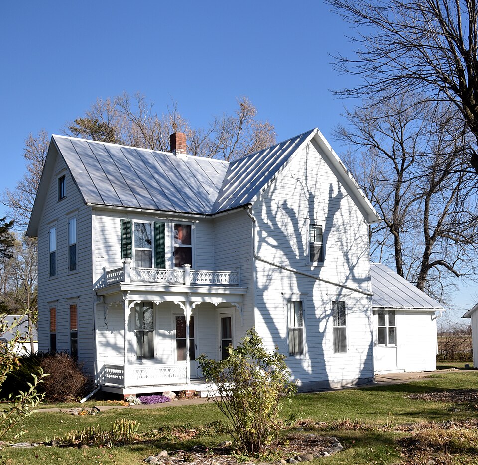 Photograph of Charles E. Hult House, Summer Kitchen and Wood Shed