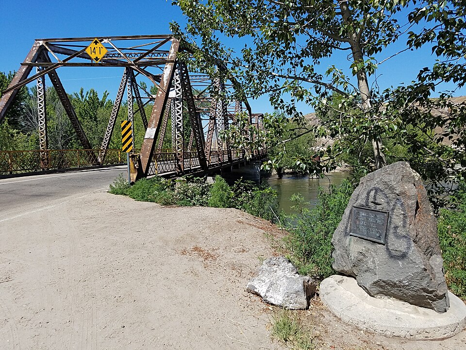 Photograph of Boise River and Canal Bridge