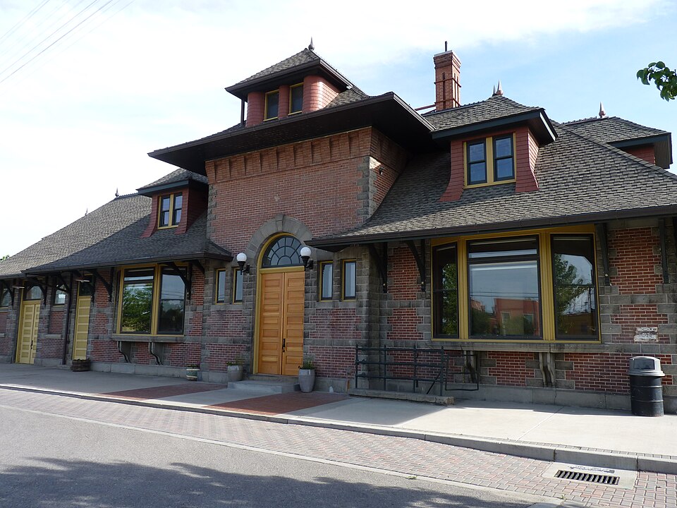 Photograph of Weiser Oregon Short Line Railroad Depot