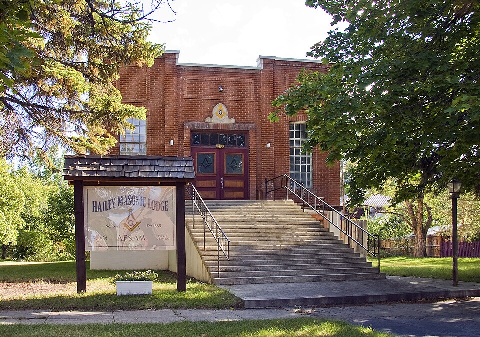 Photograph of Hailey Masonic Lodge