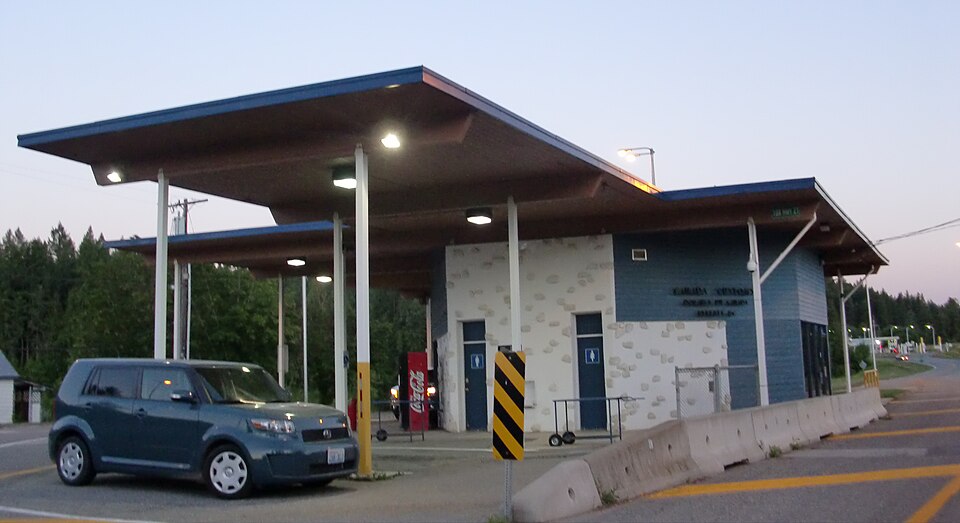Photograph of Porthill-Rykerts Border Crossing