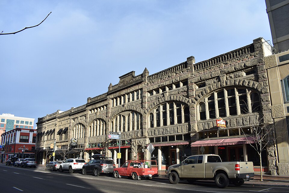 Photograph of Union Block and Montandon Buildings
