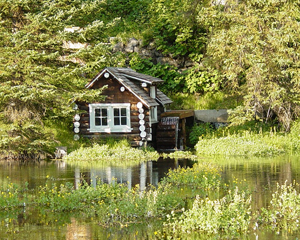 Photograph of Johnny Sack Cabin