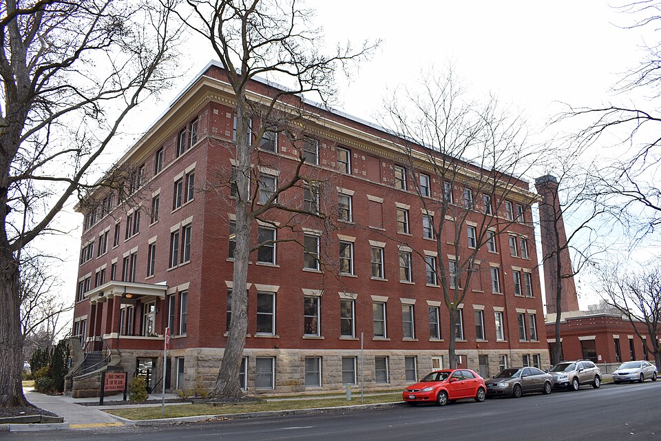 Photograph of St. Alphonsus' Hospital Nurses' Home and Heating Plant/Laundry