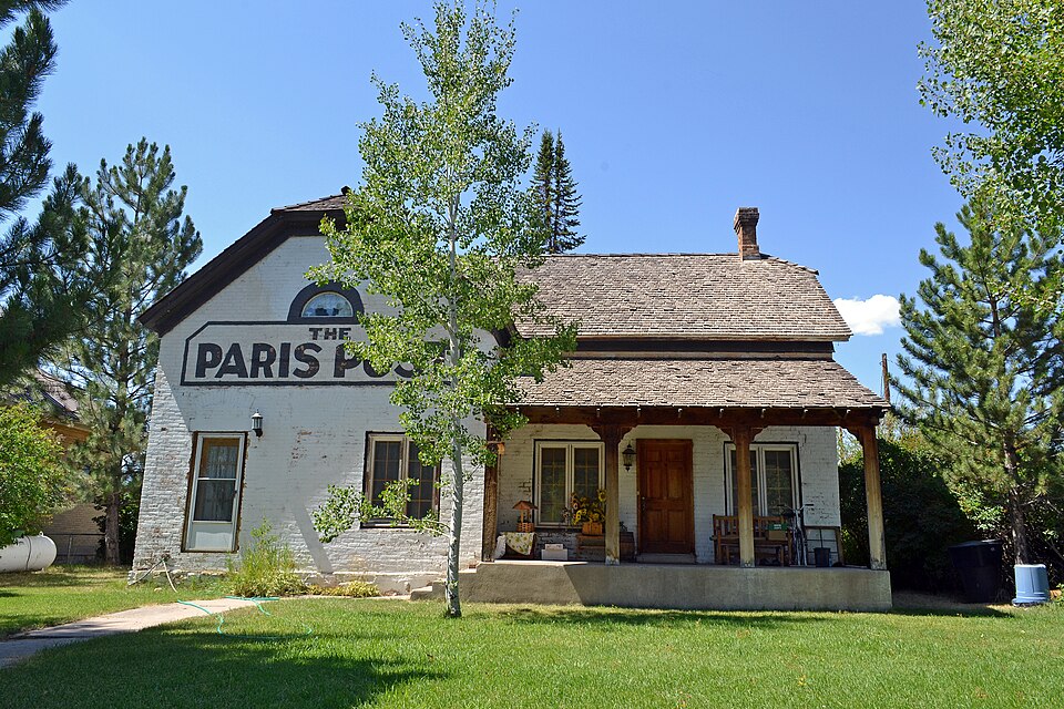 Photograph of Old LDS Tithing/Paris Post Building