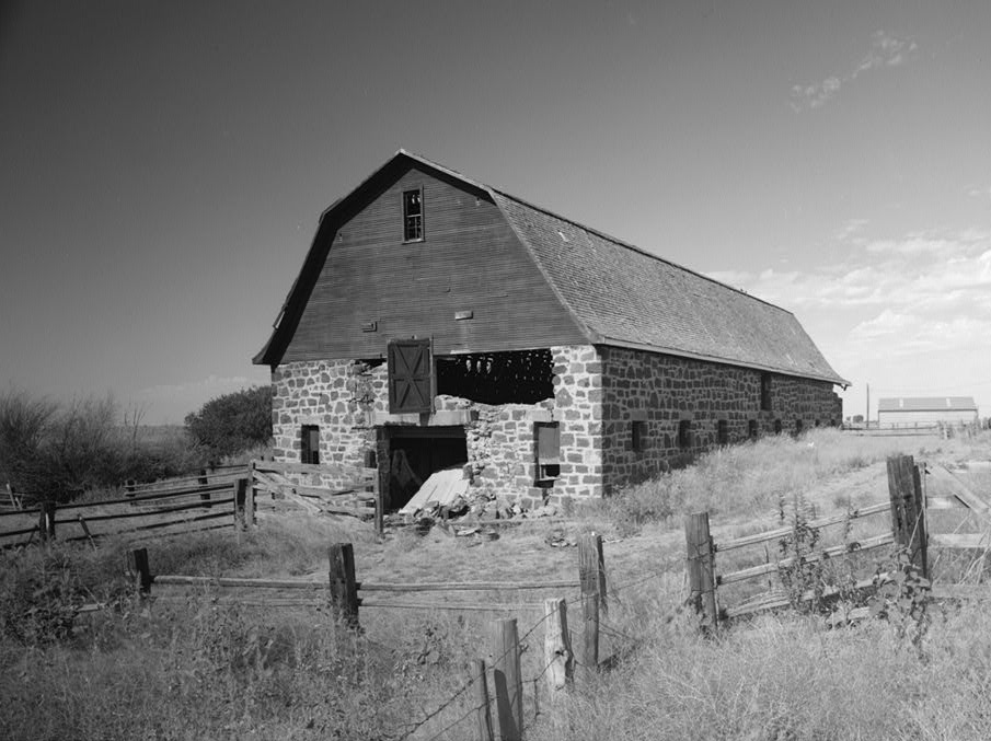 Photograph of James H. Laine Barn