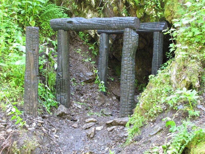 Photograph of Edward Pulaski Tunnel and Placer Creek Escape Route