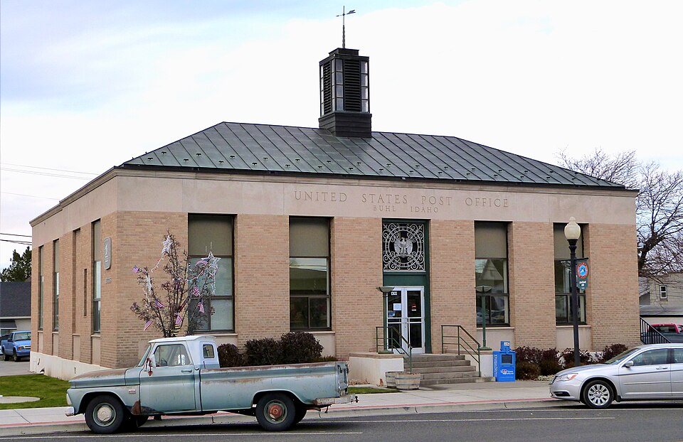 Photograph of U.S. Post Office - Buhl Main