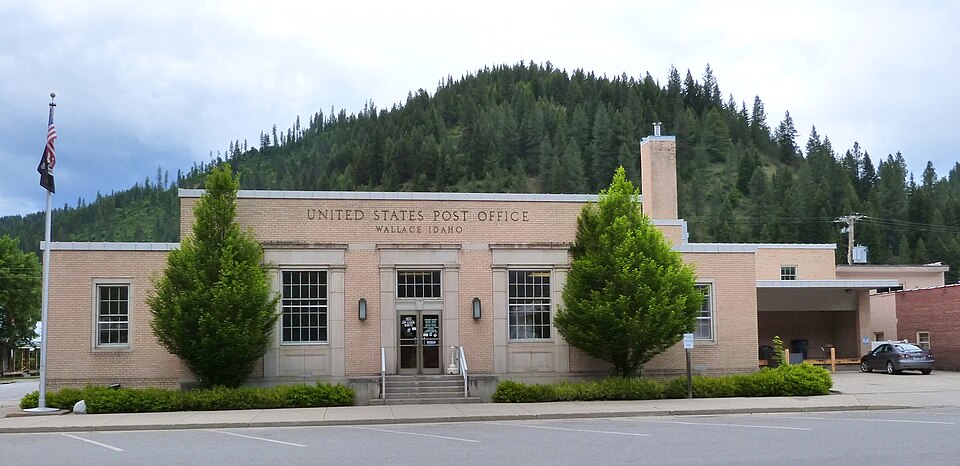 Photograph of U.S. Post Office - Wallace Main