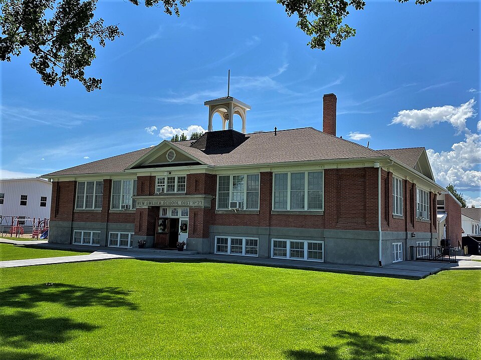 Photograph of New Sweden School