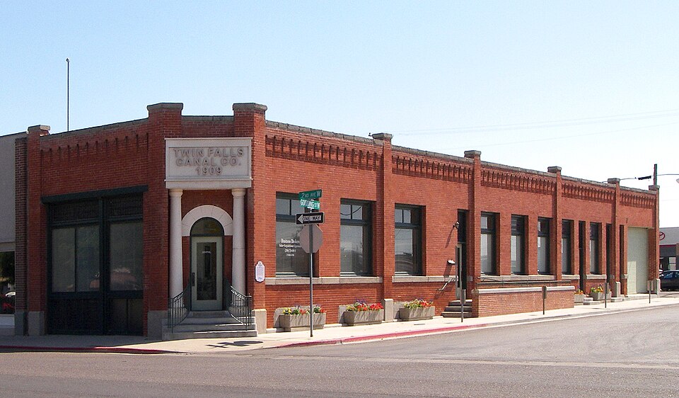 Photograph of Twin Falls Canal Company Building