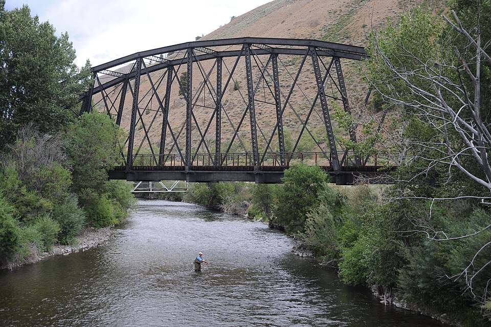 Photograph of Gimlet Pegram Truss Railroad Bridge