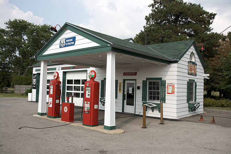 Photograph of Ambler's Texaco Gas Station
