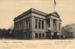 Photograph of Paris Carnegie Public Library