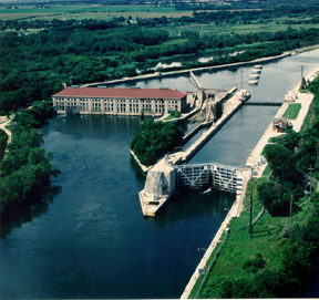 Photograph of Lockport Lock, Dam and Power House Historic District
