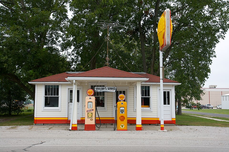 Photograph of Soulsby Service Station