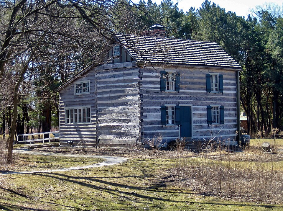 Photograph of Anita Willets Burnham Log House