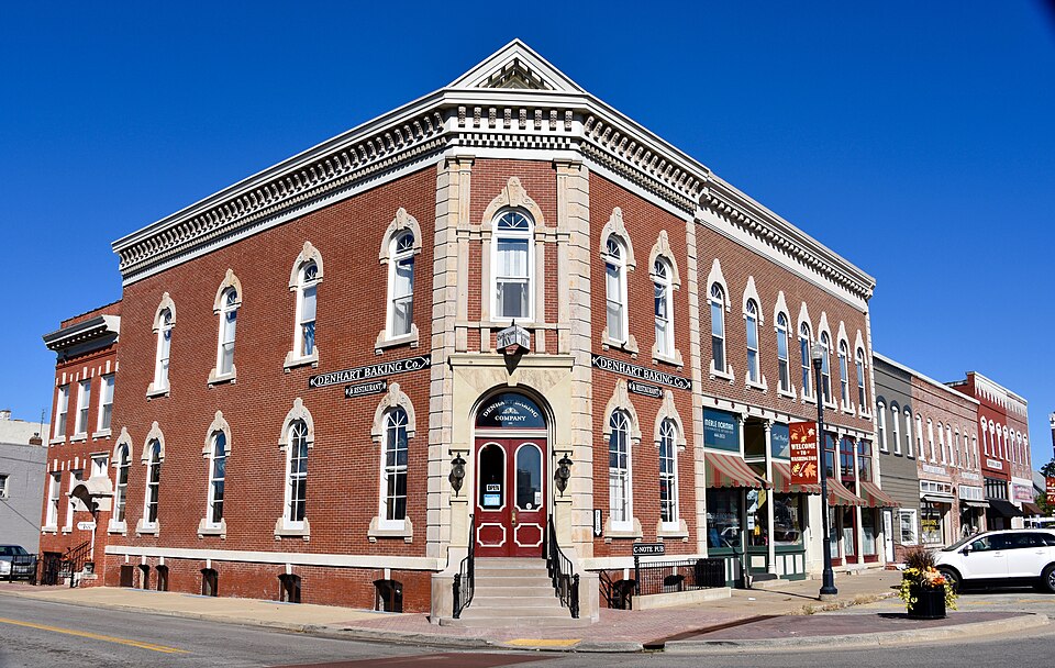 Photograph of Denhart Bank Building