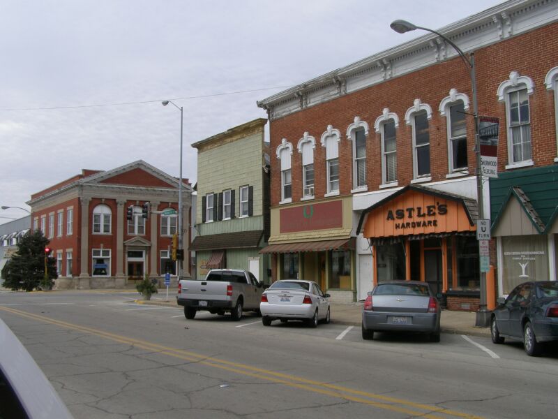 Photograph of Downtown Momence Historic District