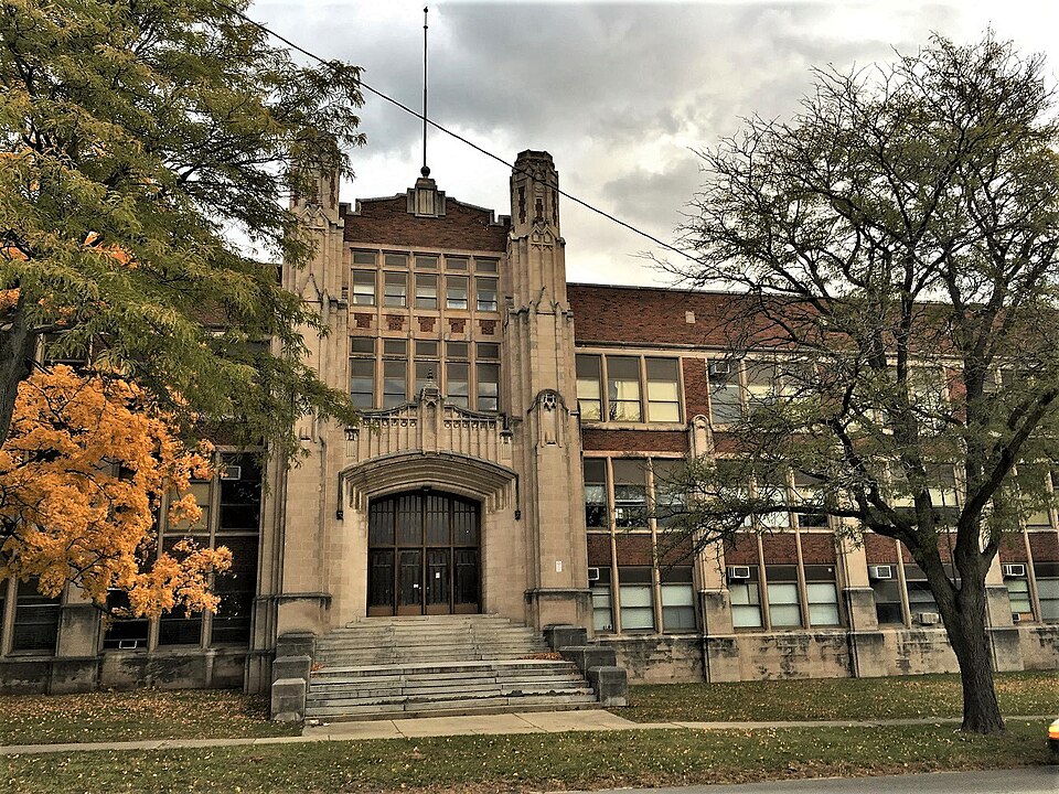 Photograph of Old Bloomington High School