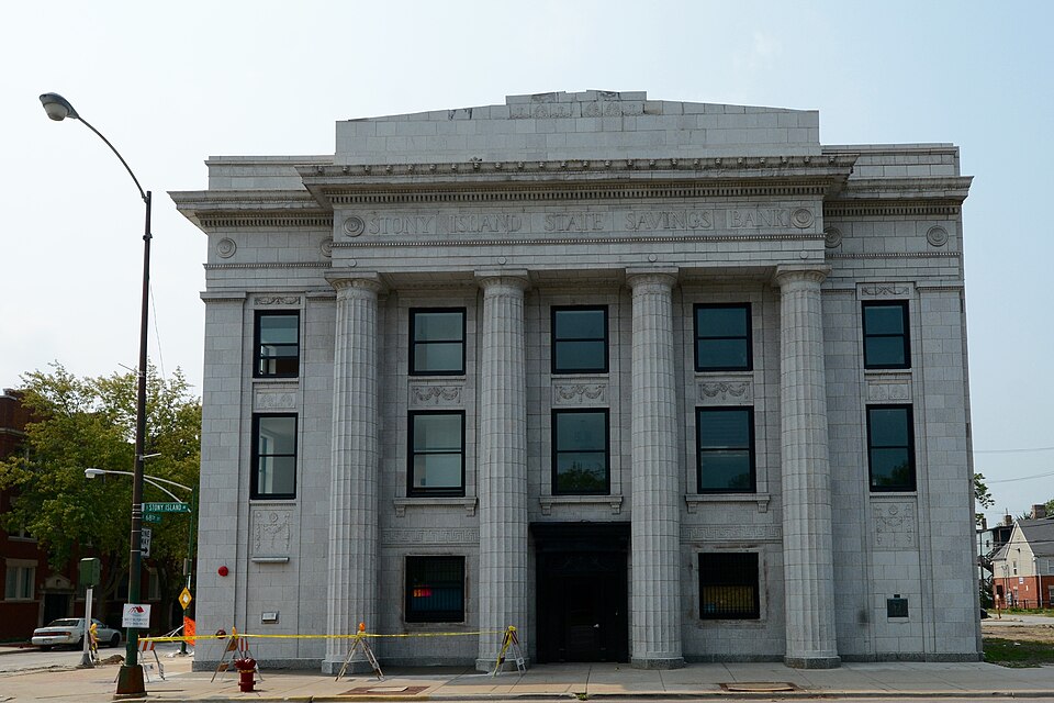 Photograph of Stony Island Trust and Savings Bank Building