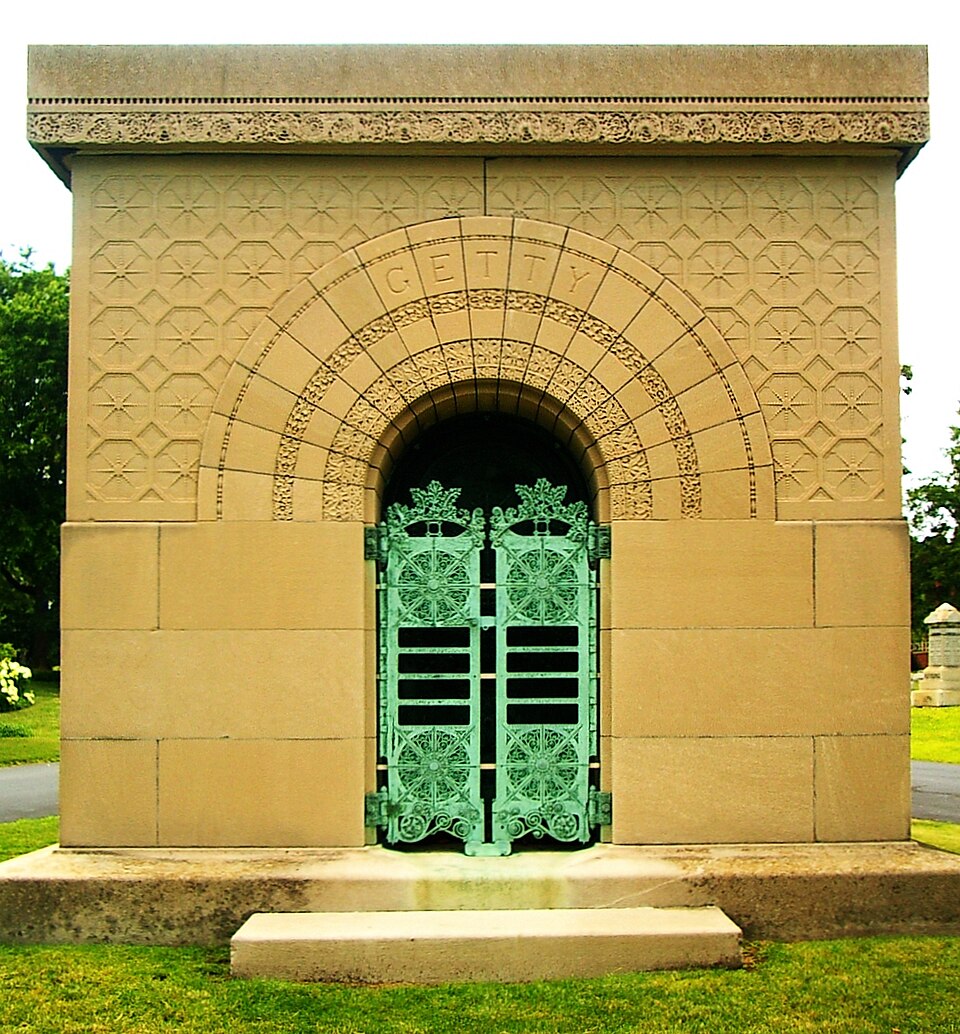 Photograph of Carrie Eliza Getty Tomb