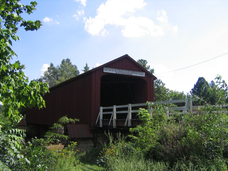 Photograph of Red Covered Bridge