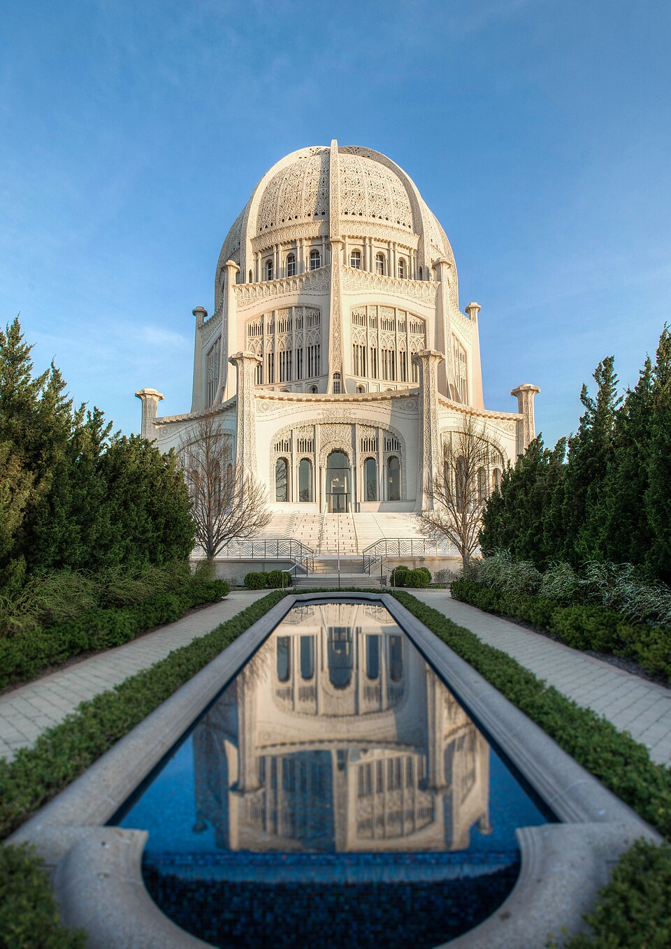 Photograph of Bahá'í House of Worship for the North American Continent