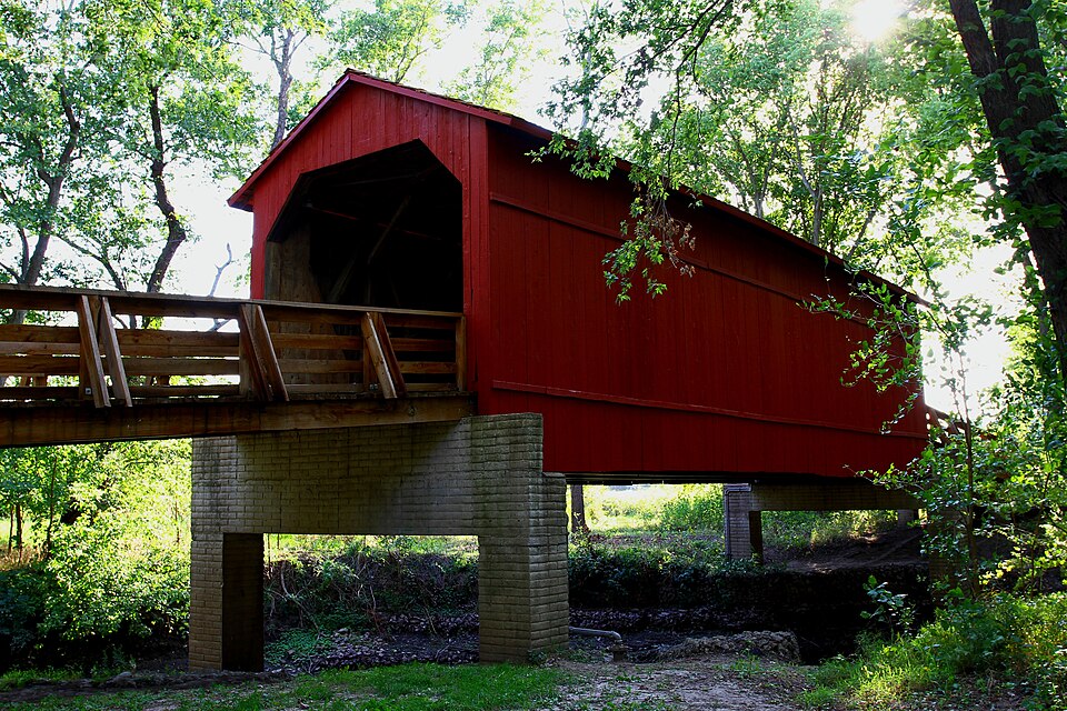Photograph of Sugar Creek Covered Bridge