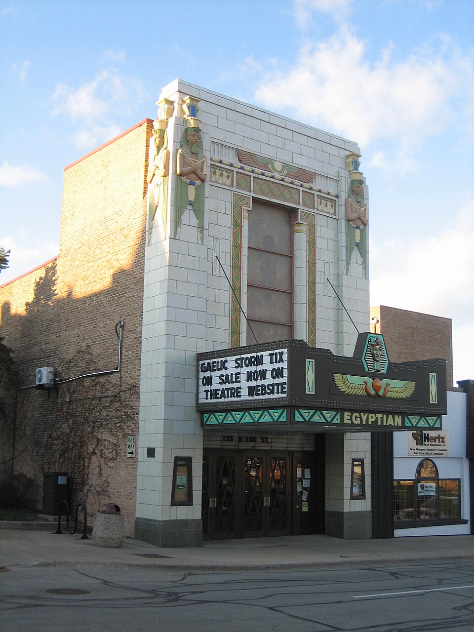Photograph of Egyptian Theatre, DeKalb