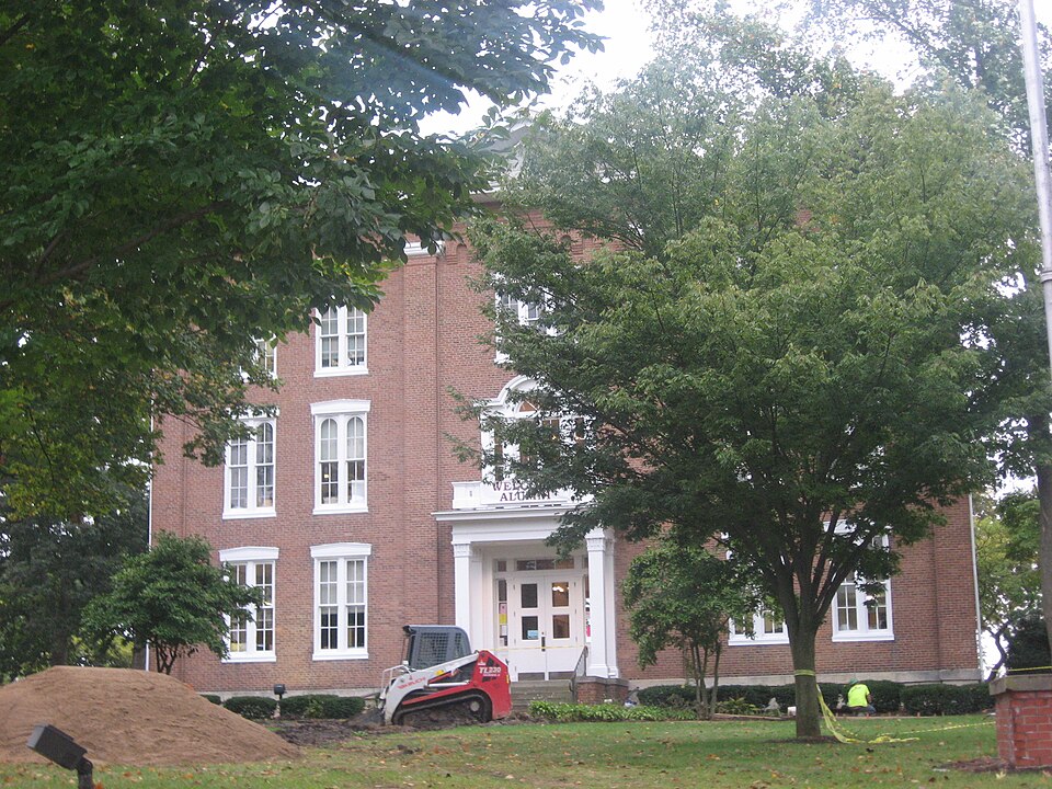 Photograph of Eureka College Administration Building and Chapel