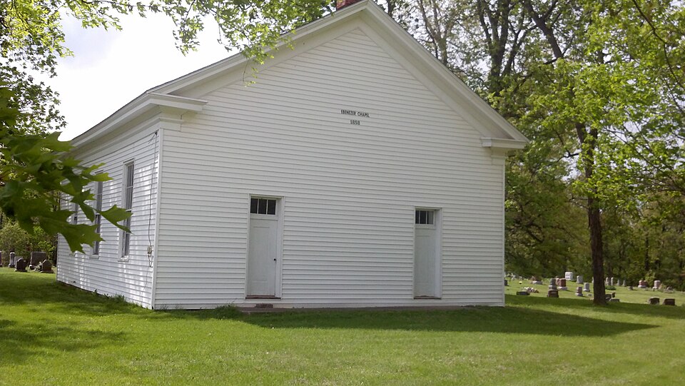 Photograph of Ebenezer Methodist Episcopal Chapel and Cemetery