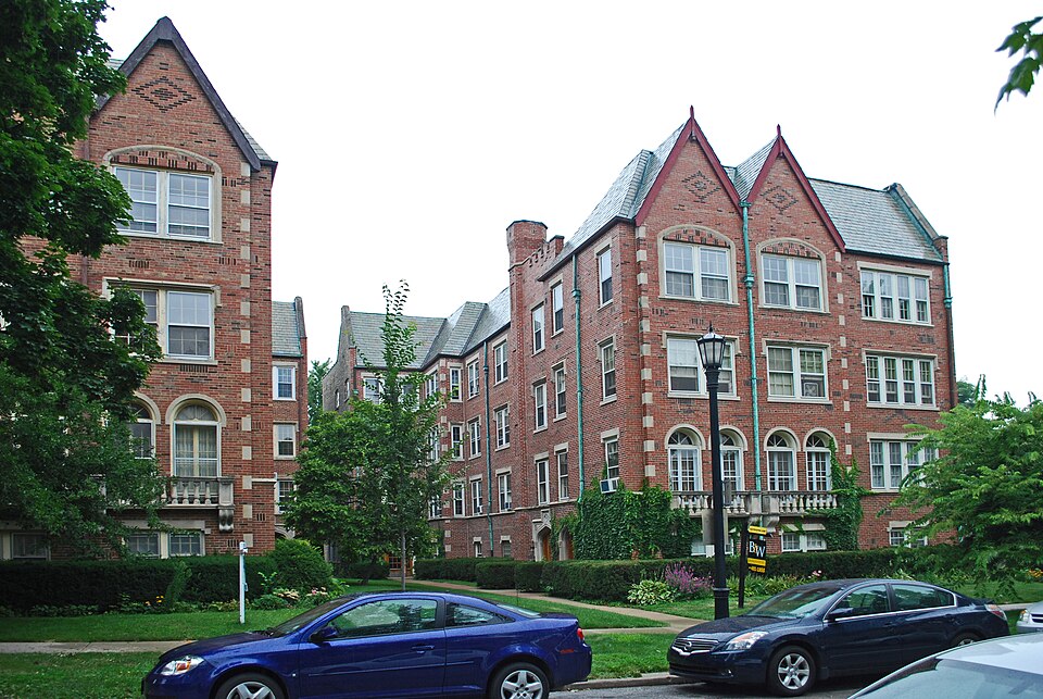 Photograph of Buildings at 815-817 Brummel and 819-821 Brummel